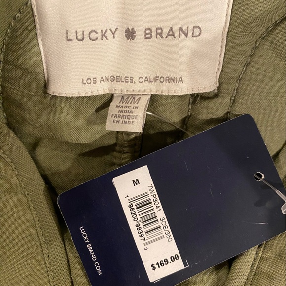 Lucky Brand Green Lightweight Quilted Snap Front Jacket NWT Size M - Picture 8 of 14